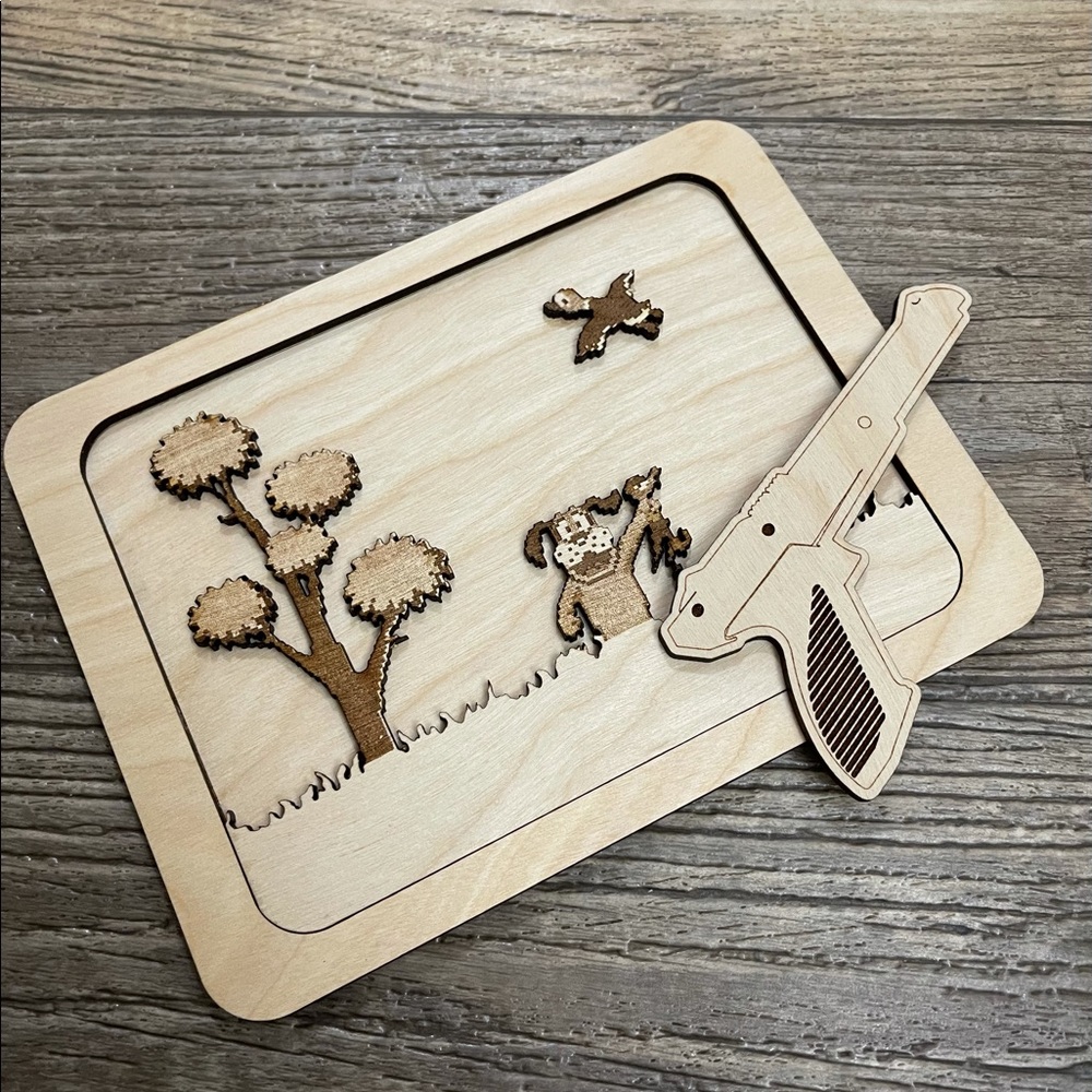 Father’s Day custom duck hunt nes diorama gift